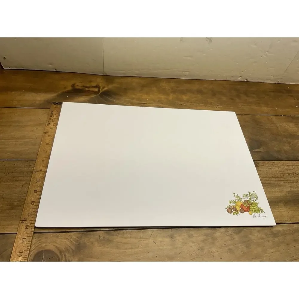 Vintage Corning Ware Spice of Life La Sauge Counter Saver Cutting Board 14 x 20